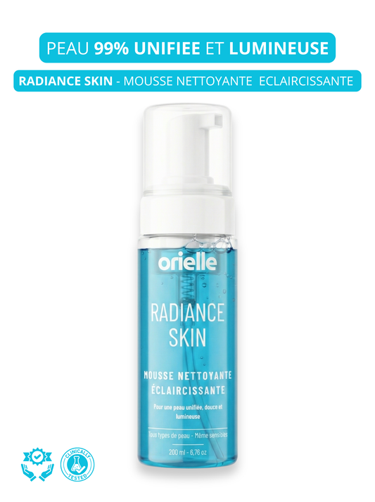 Orielle Radiance Skin – Mousse Nettoyante Éclaircissante (200ml)